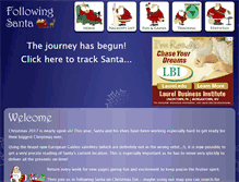 Tablet Screenshot of followingsanta.com